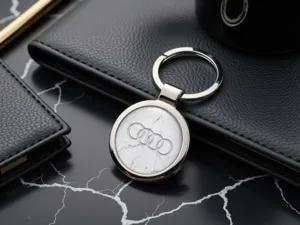 Audi Portachiavi Acciaio Premium Max